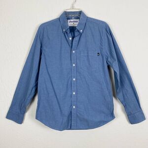 Chubbies Men’s Chambray Blue Button Down Shirt
